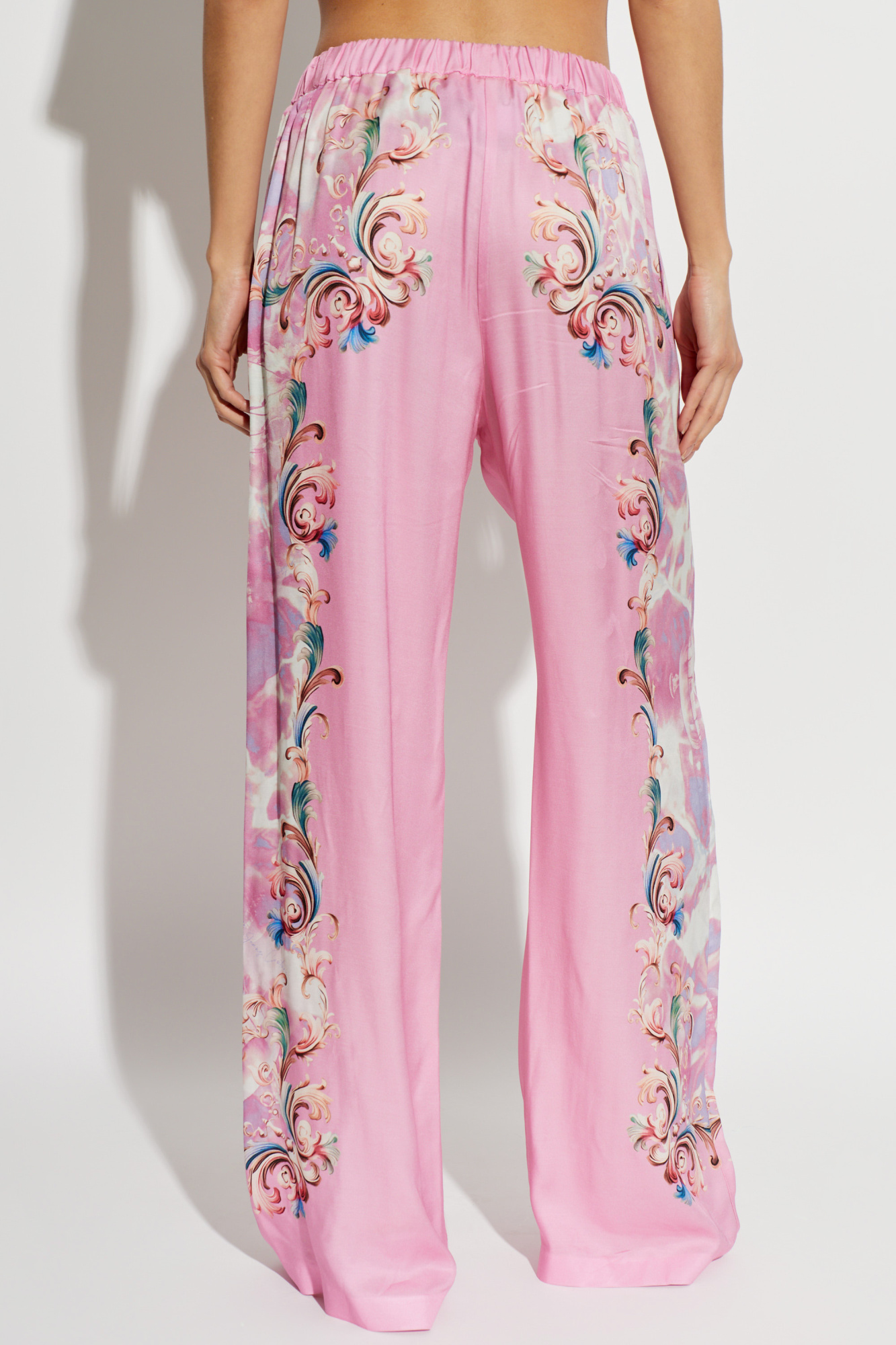 Versace Jeans Couture Loose-fit satin pants | Women's | Vitkac